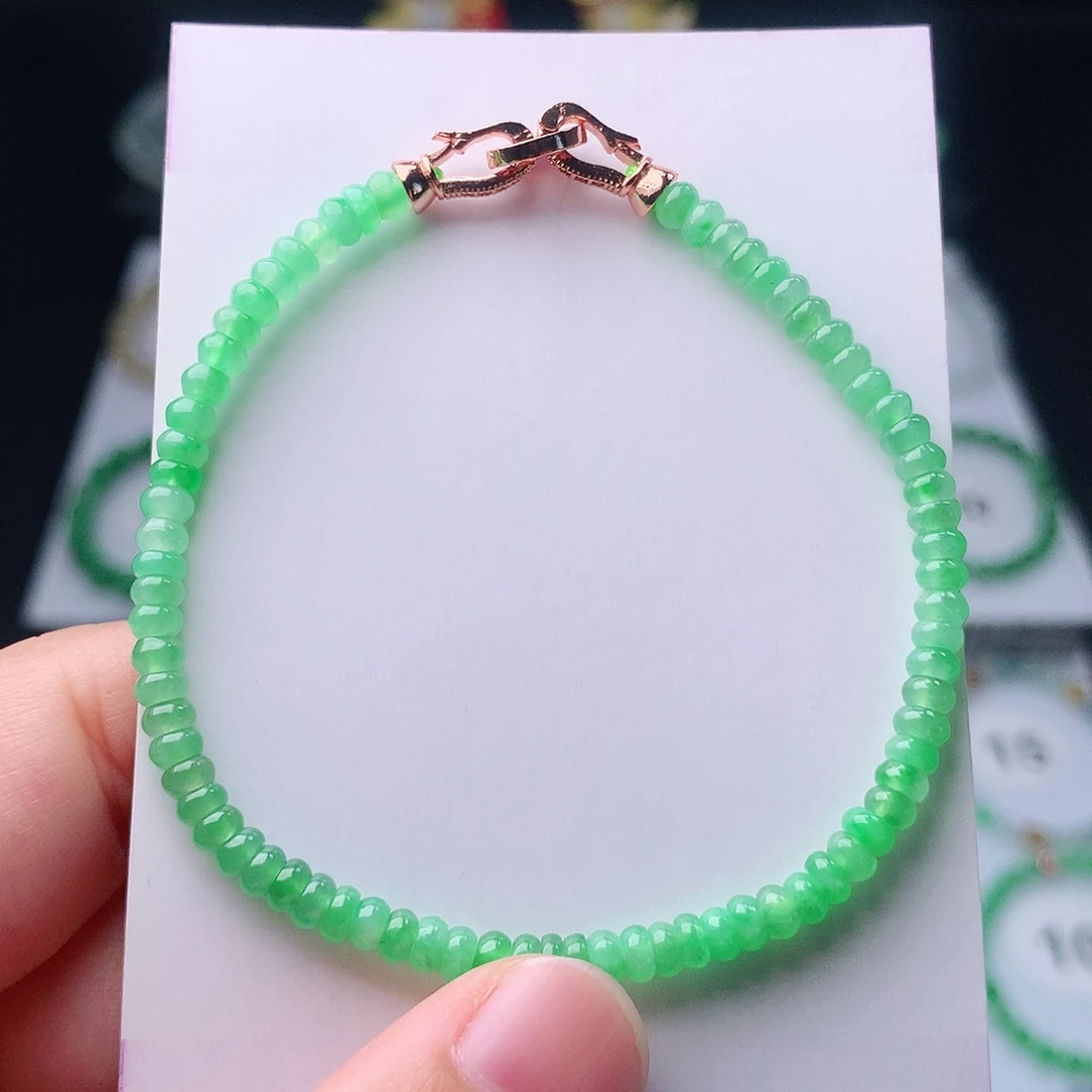 未镶嵌手串翡翠翡翠