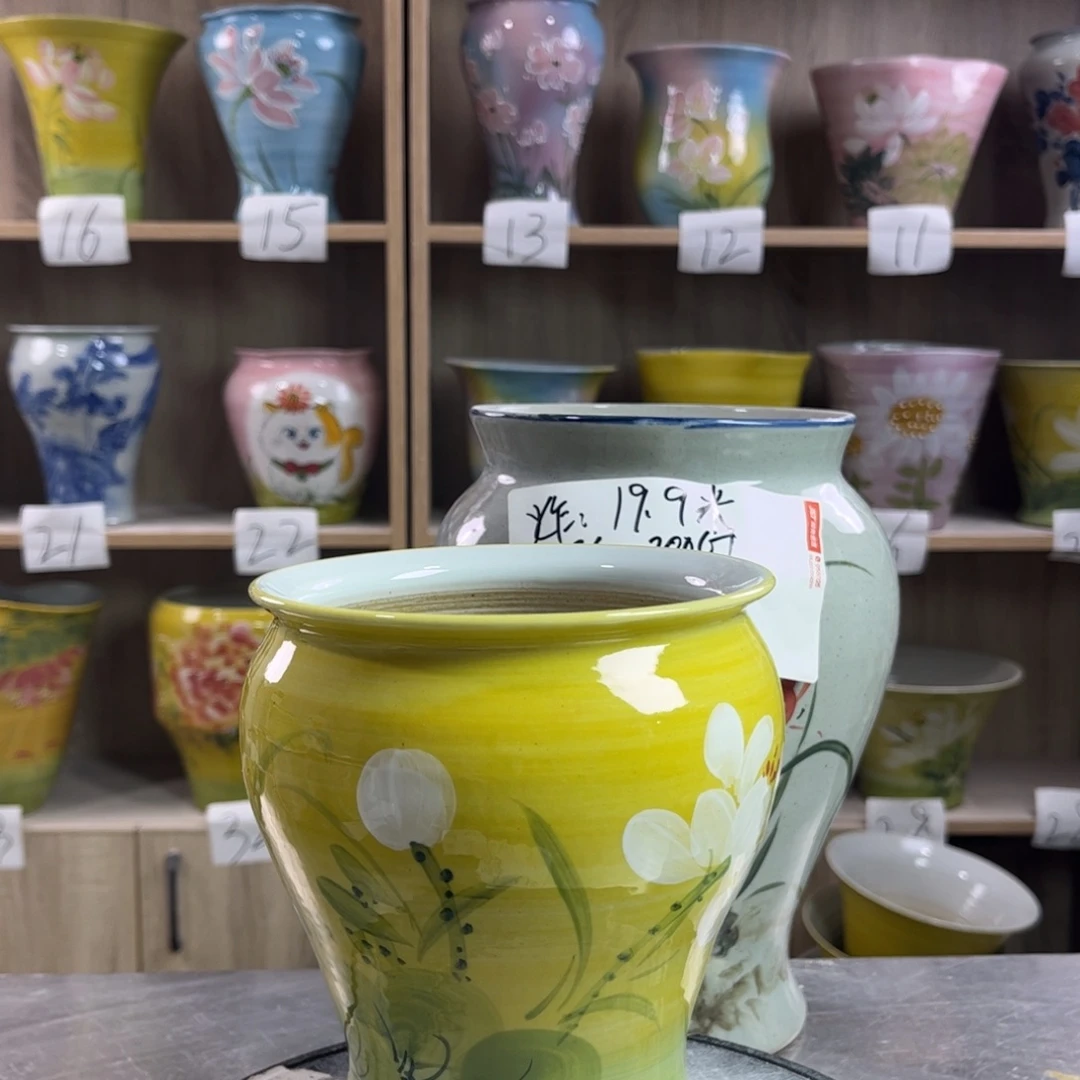景德镇陶瓷花盆花盆