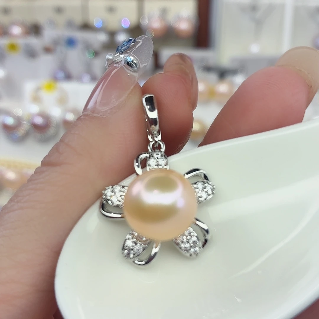 合金淡水珍珠颈饰