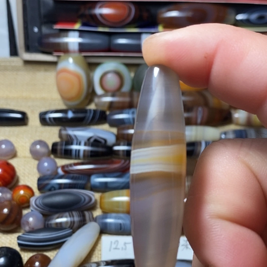 玛瑙/玉髓合金颈饰