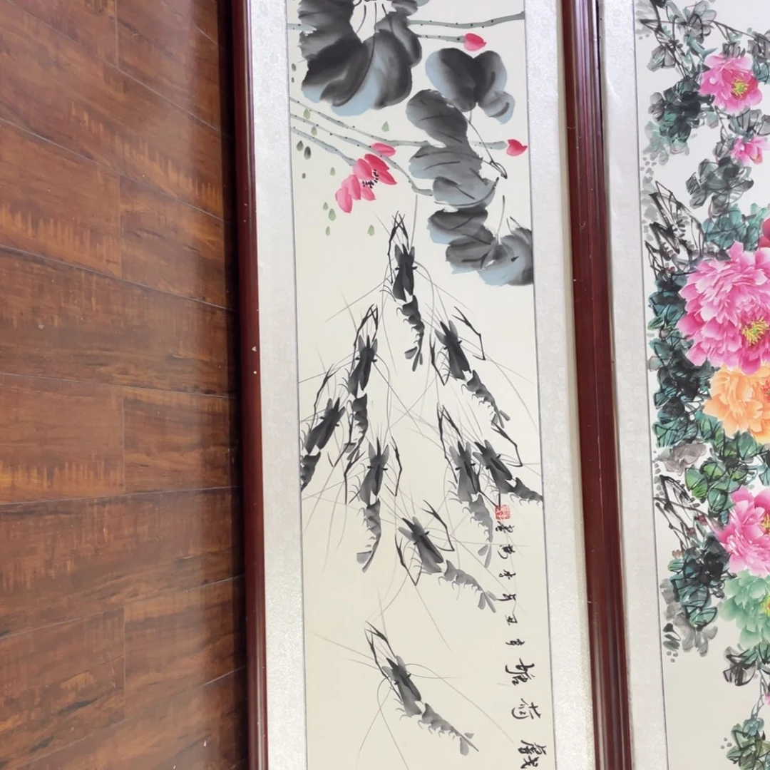 国画带框尺寸48*163厘米