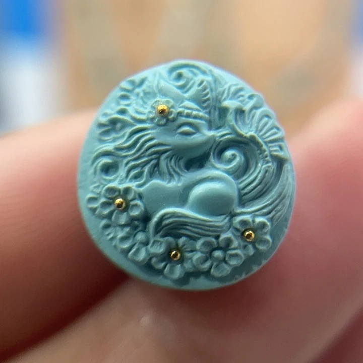 绿松石未镶嵌珠宝奇石