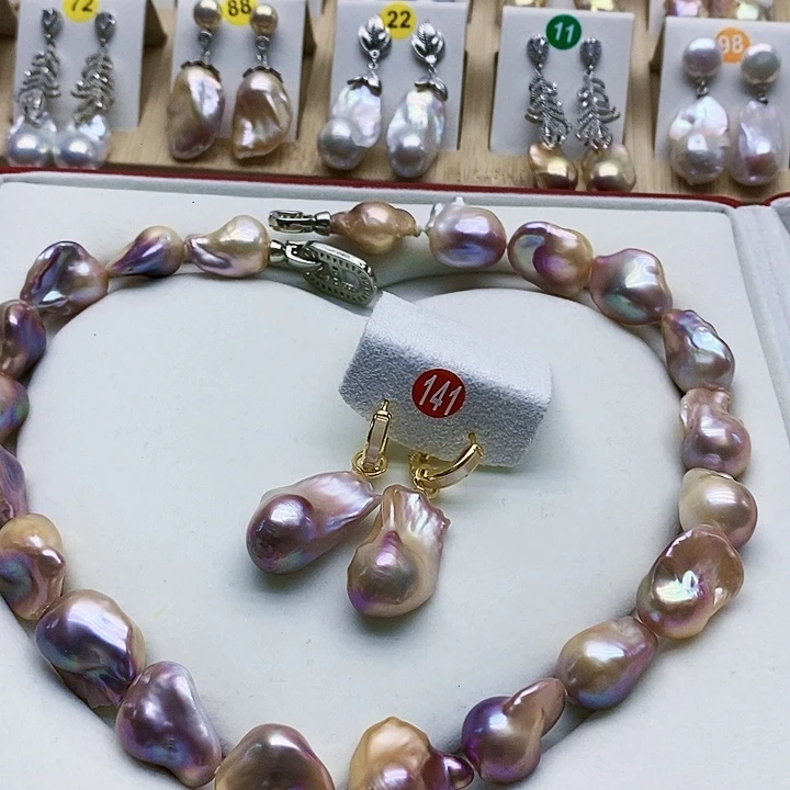 银S925镶嵌淡水珍珠耳饰用****7