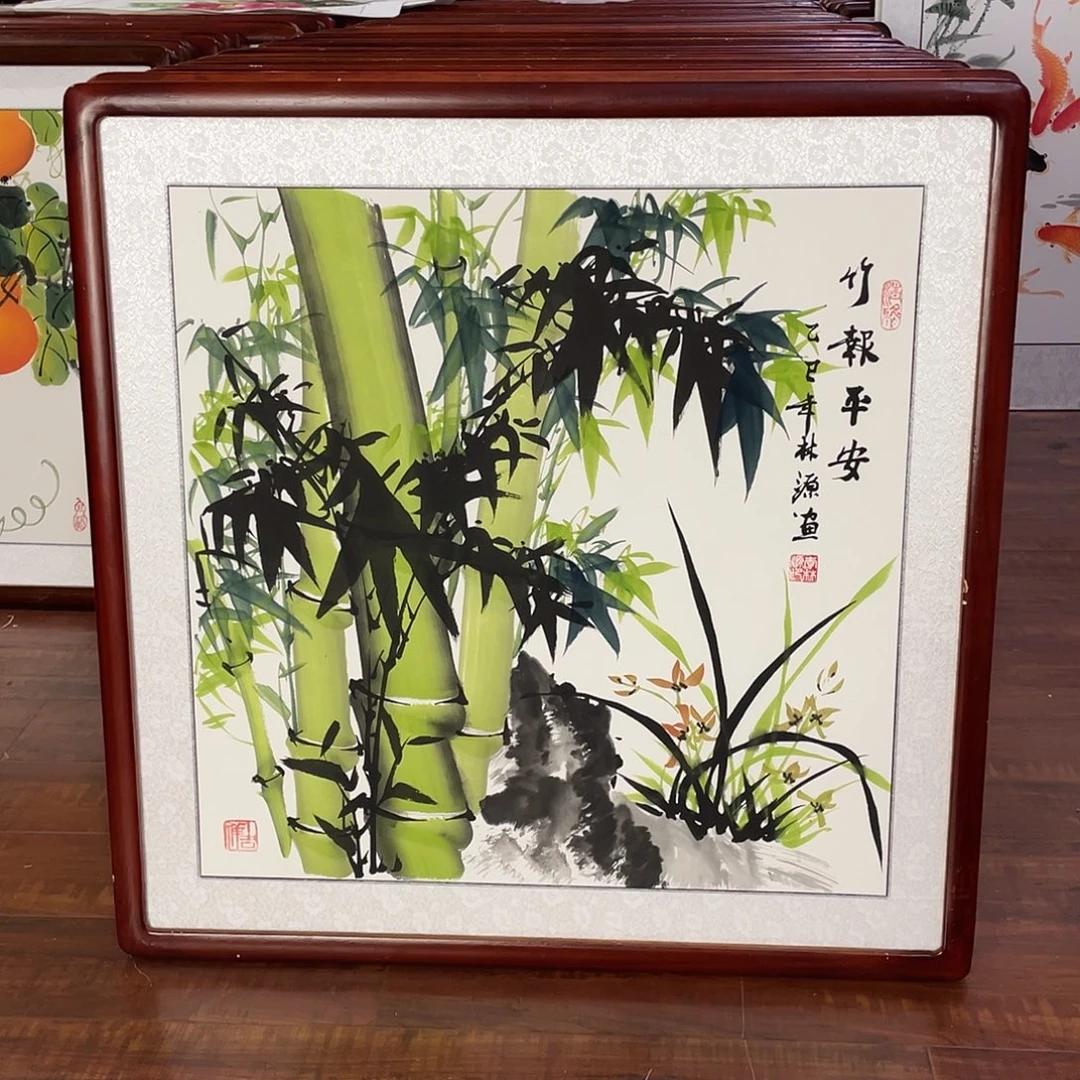 国画带框尺寸63*63厘米