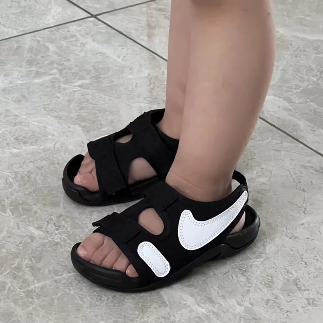 新款NIKE耐克DX5544-002夏儿童凉鞋男女童防滑沙滩鞋DX5545-002