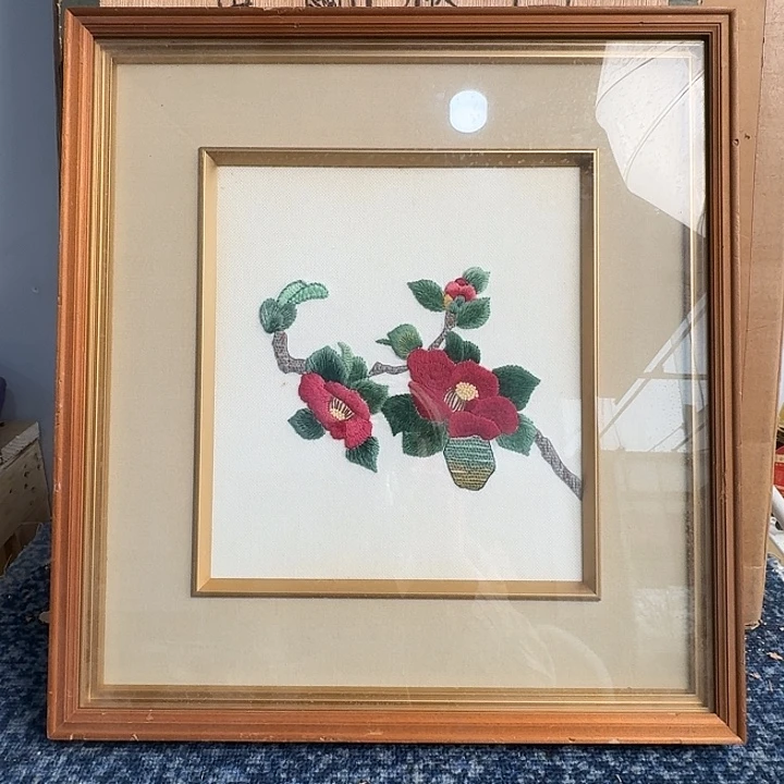 中古字画作品有磕碰瑕疵拍下看