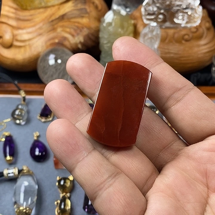 水晶吊坠未镶嵌公****明