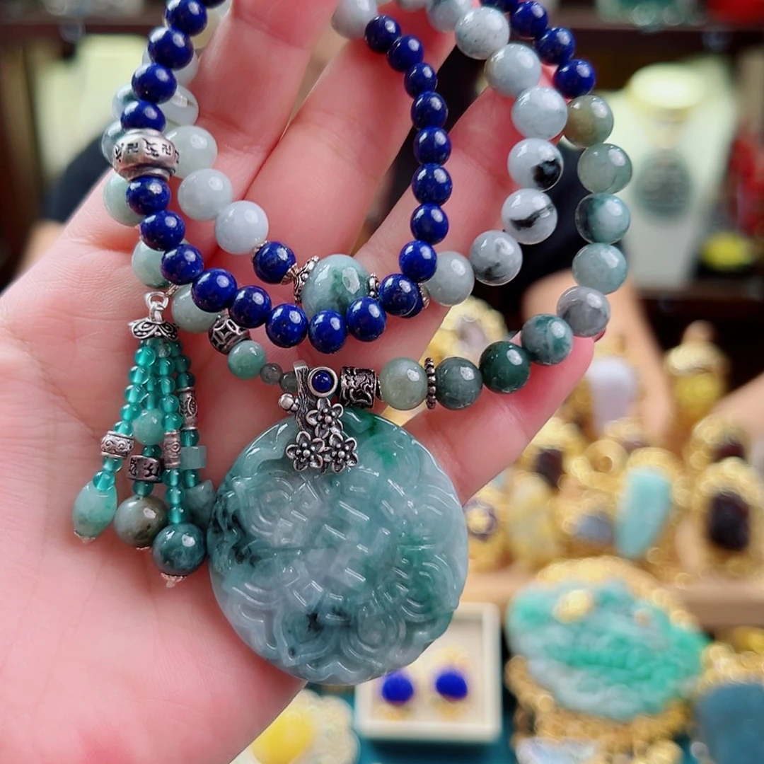 手链青金石未镶嵌国风