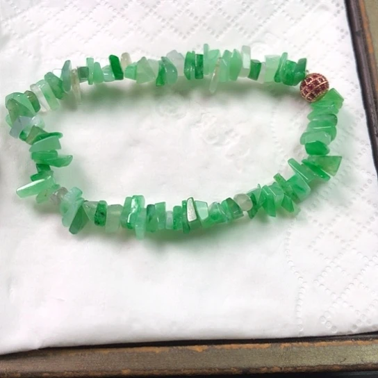 翡翠未镶嵌颈饰岁岁平安手串