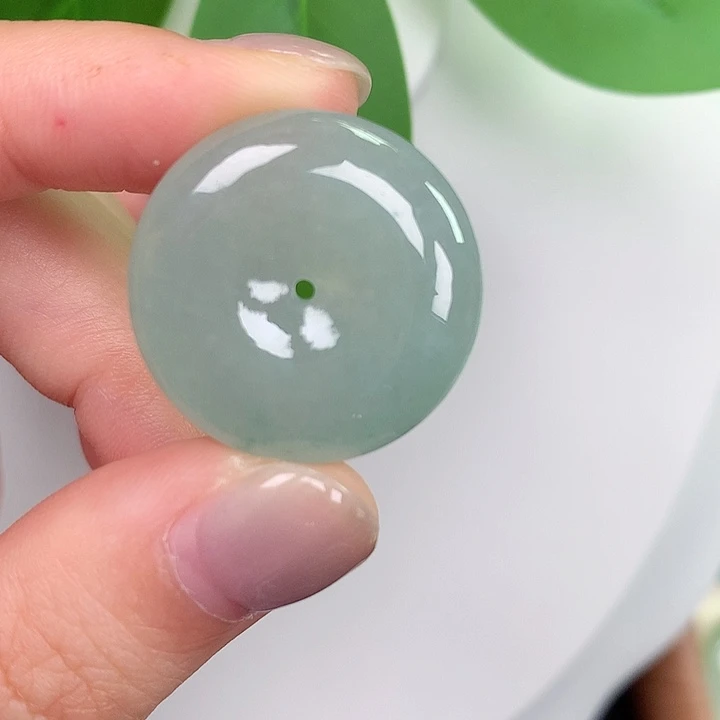 翡翠未镶嵌颈饰11/23.8-5.9mm