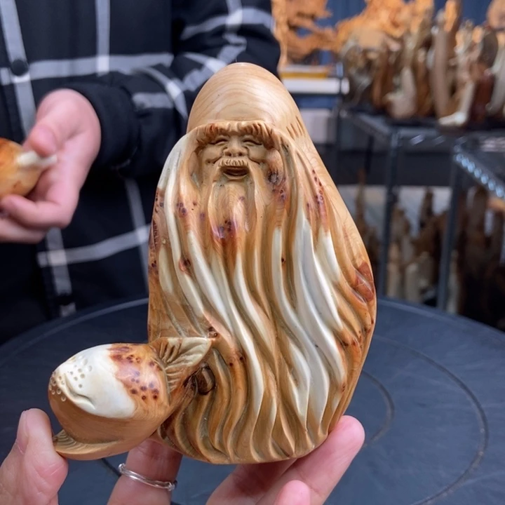 柏木（崖柏）手把件