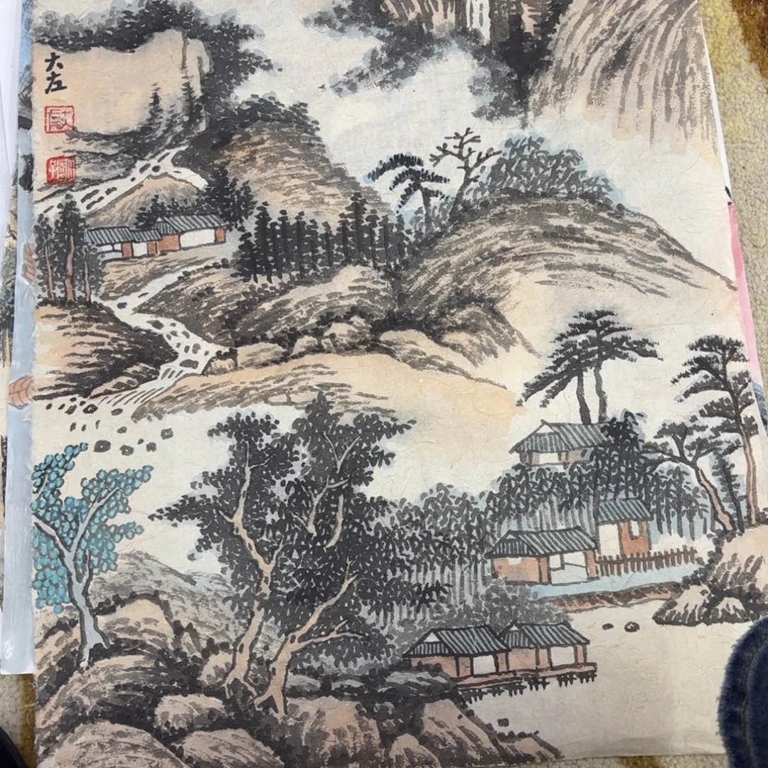 国画左庭强小品艺