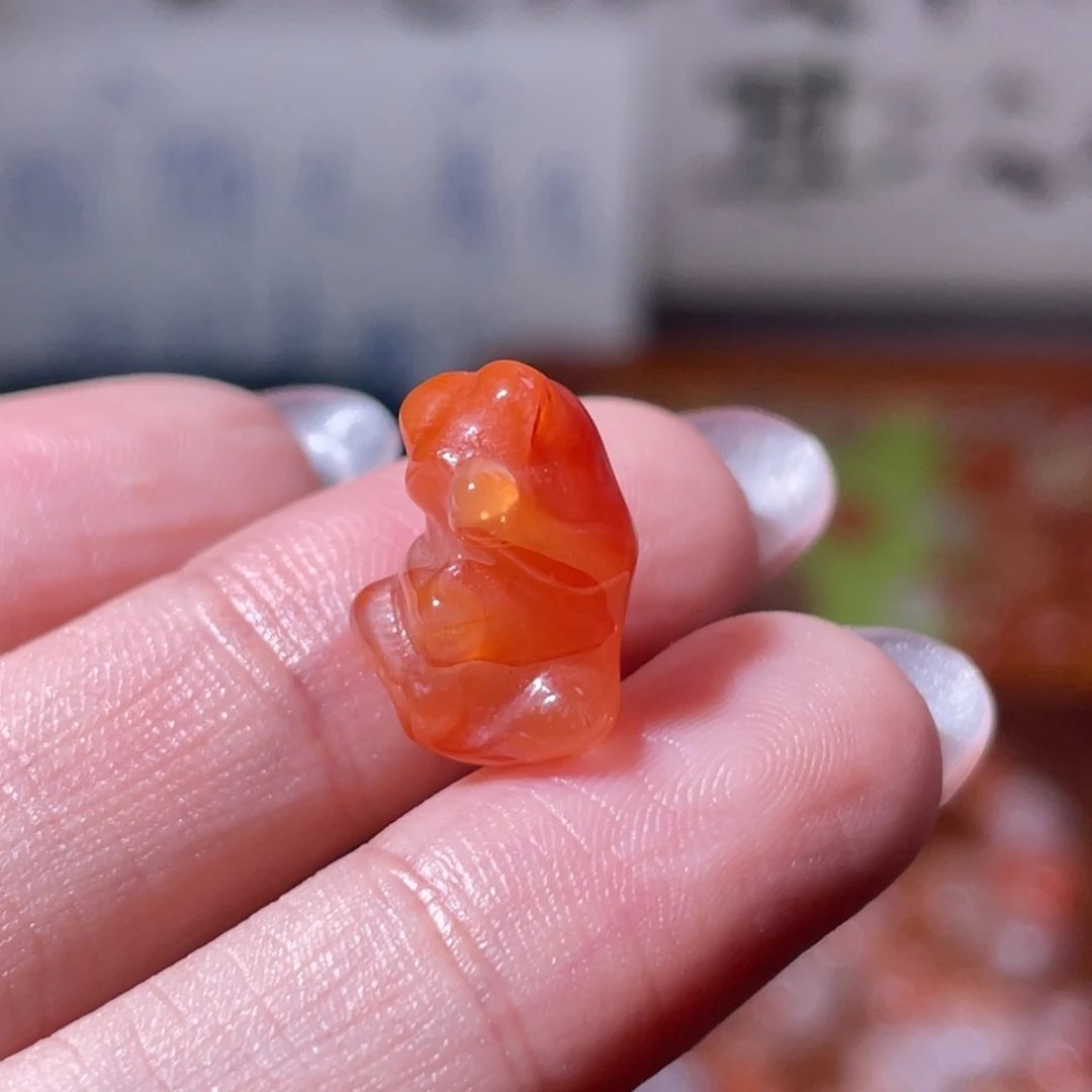 南红玛瑙未镶嵌挂件4738