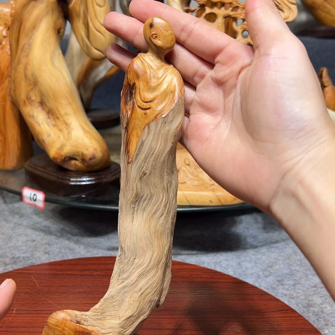 柏木崖柏木手把件摆件