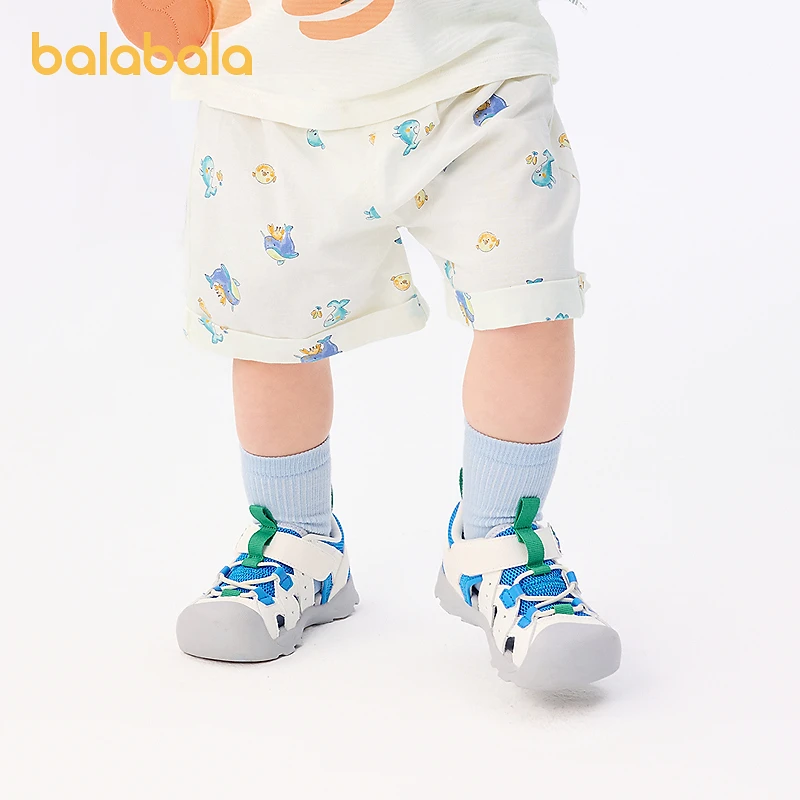 【商场同款】巴拉巴拉男童裤子婴儿短裤休闲裤2025新款夏装可爱萌
