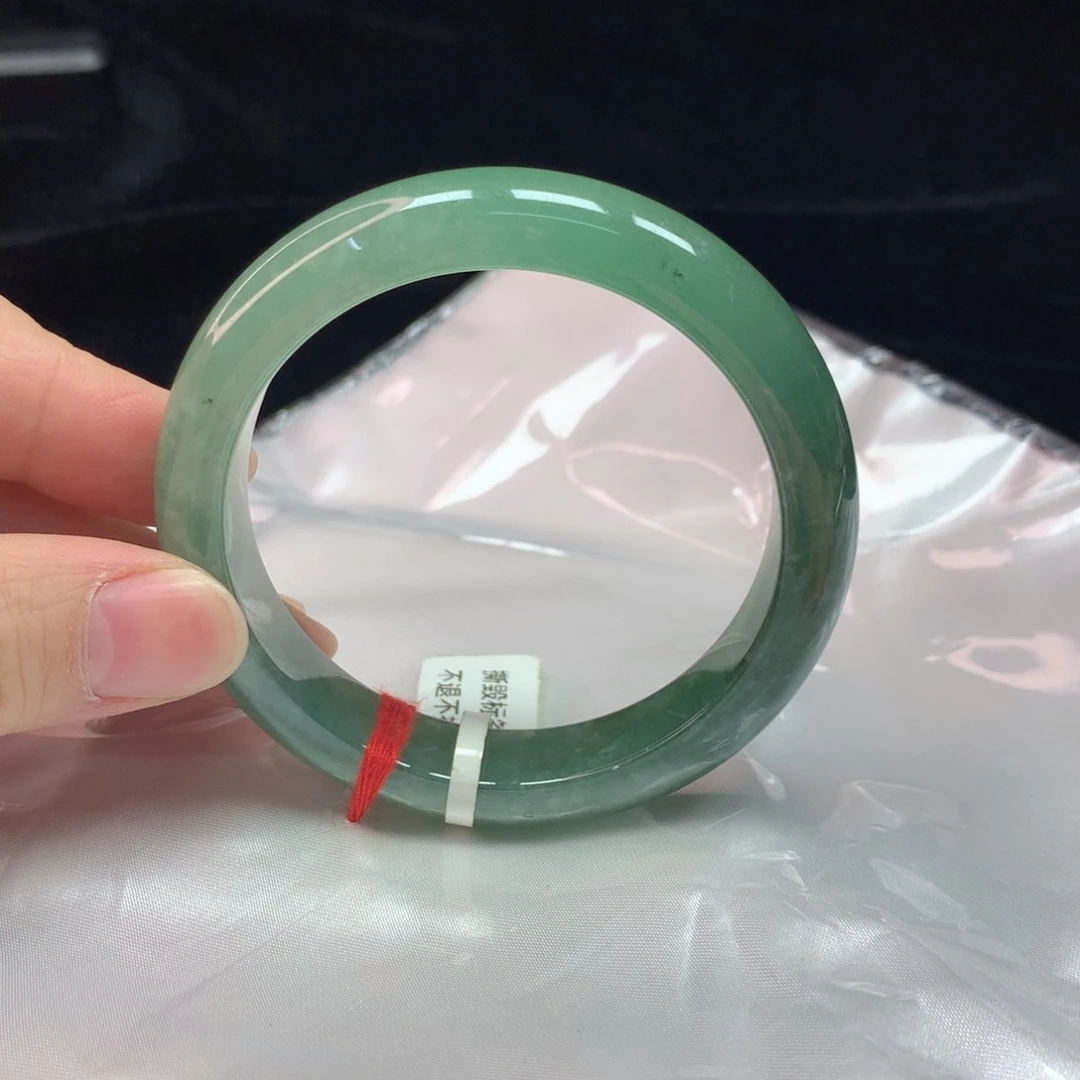 翡翠未镶嵌手镯55.8