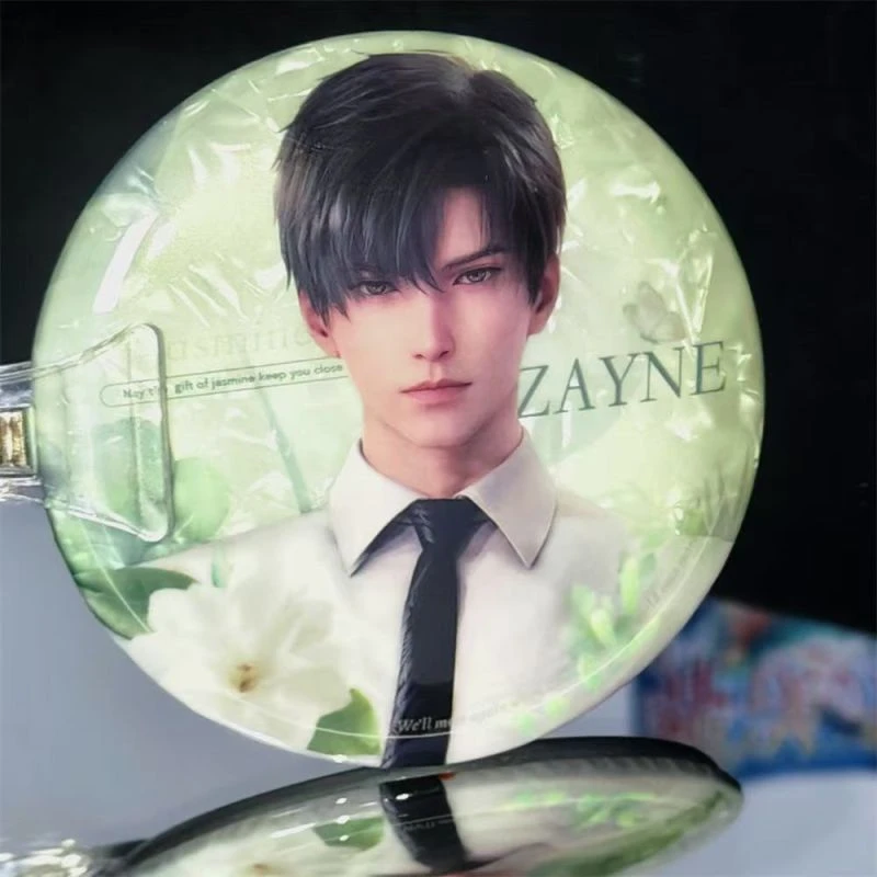 恋与深空黎深75MM白瓷底吧唧徽章胸针挂件