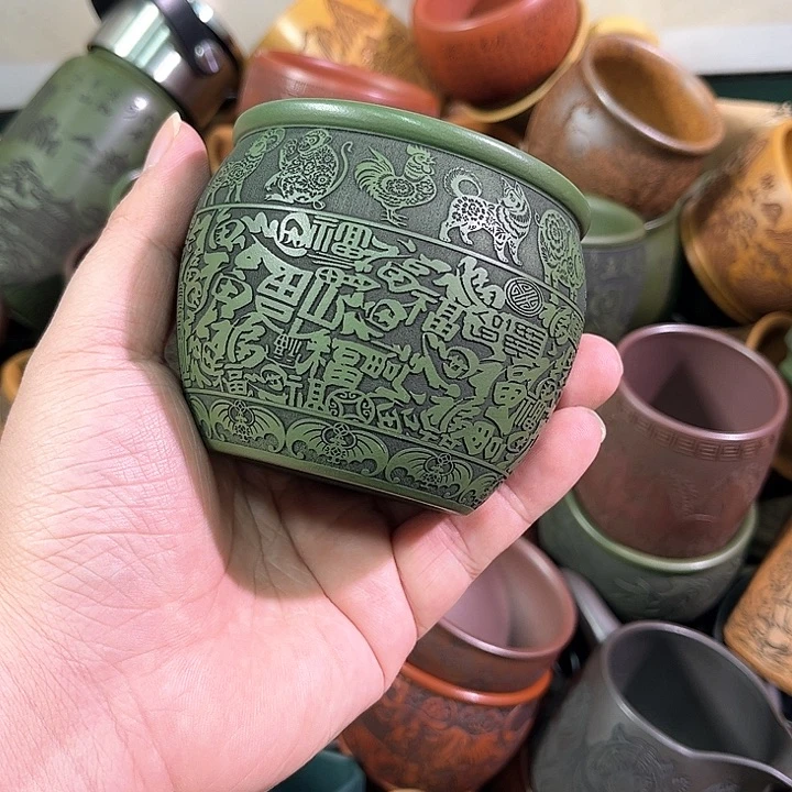 茶杯紫砂全手工紫砂主人杯