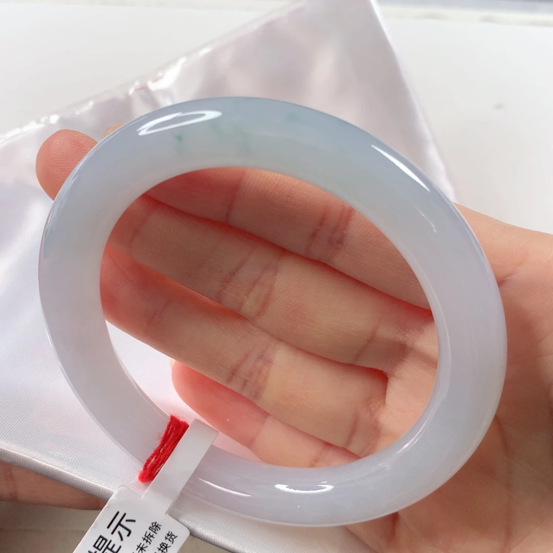 未镶嵌手镯翡翠 圆条346