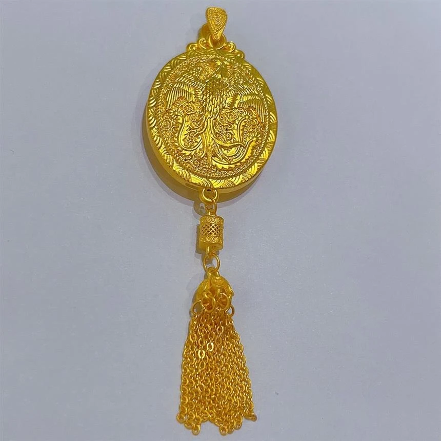 福满圆珠宝  足金999投资金 凤囊吊坠（多退少补）