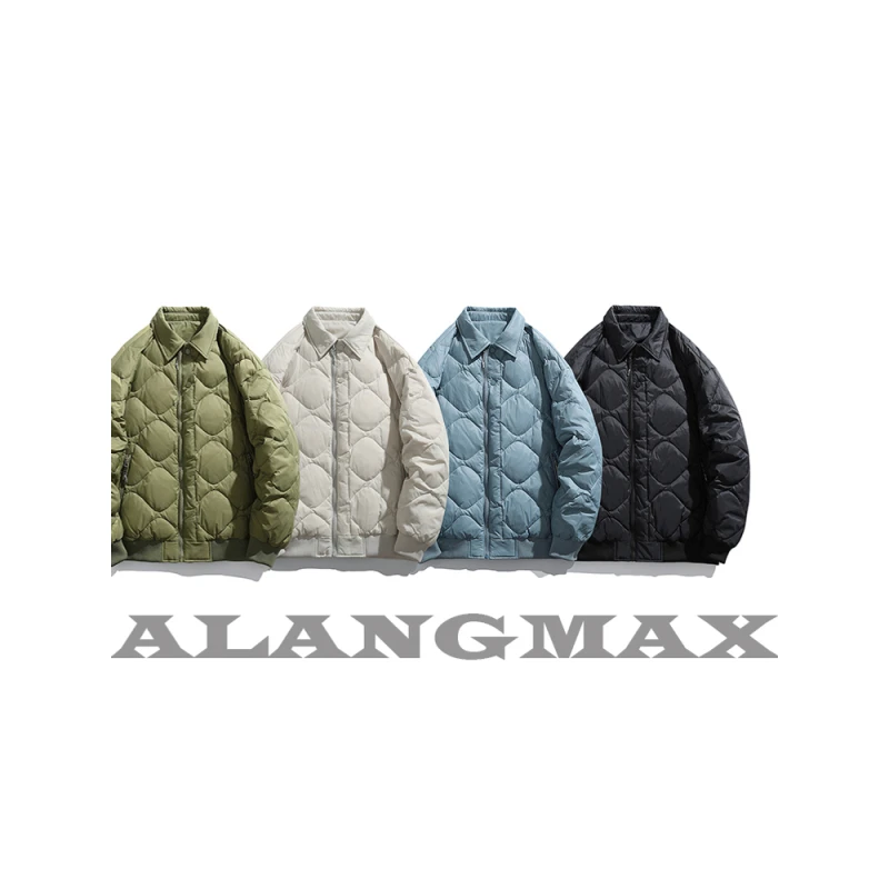 DALANGMAX陈达浪大码男装冬季新款保暖抗风休闲百搭轻薄羽绒服宽