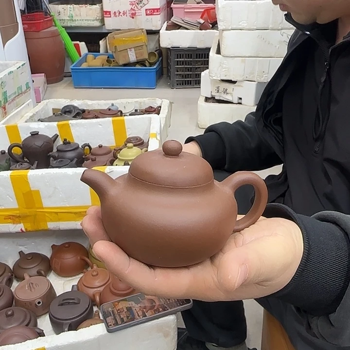 茶壶紫砂。宜兴紫砂壶原矿紫砂壶