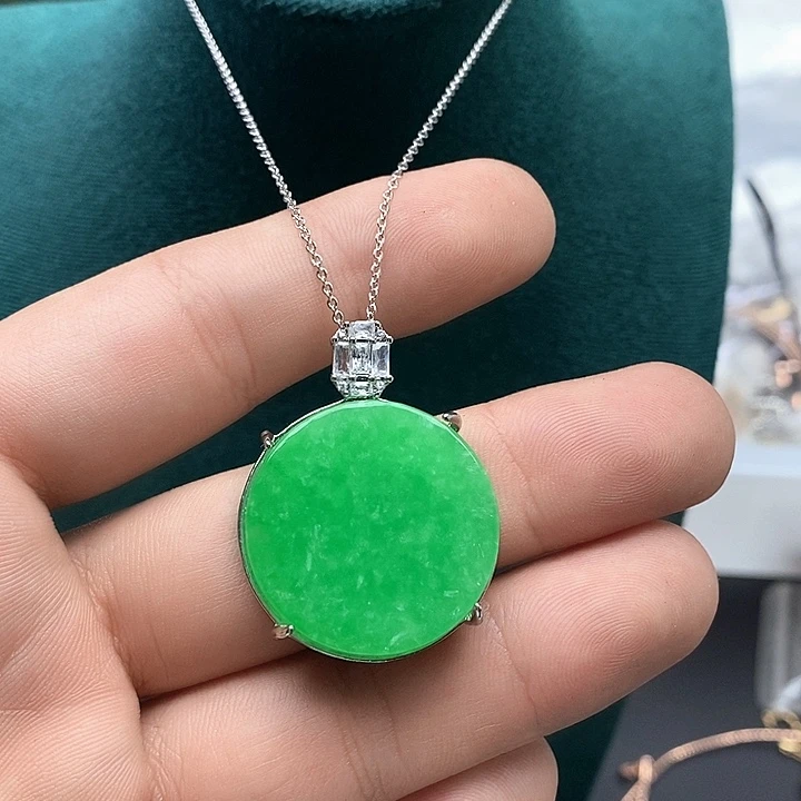 翡翠未镶嵌戒指27777