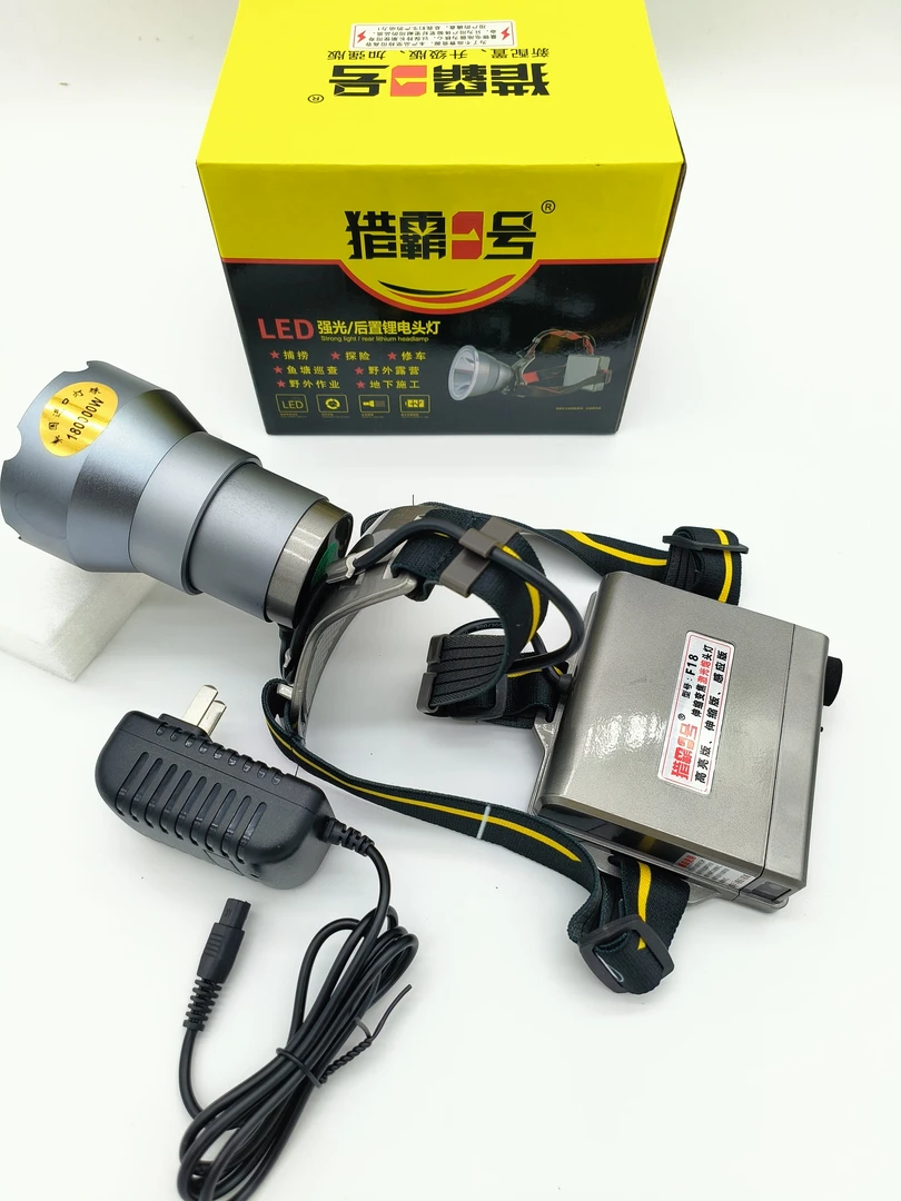 猎霸升级版伸缩变焦激光炮头灯