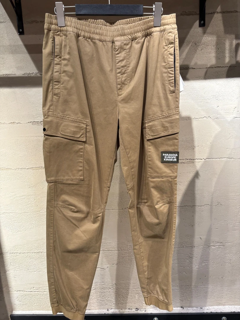 D7410263-14长裤中腰常规款工装裤秋季男休闲裤户外多口袋男