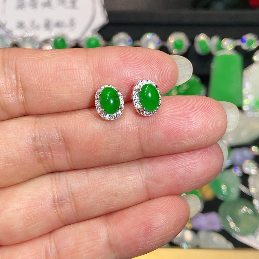 【闪购商品】未镶嵌翡翠耳饰天然翡翠