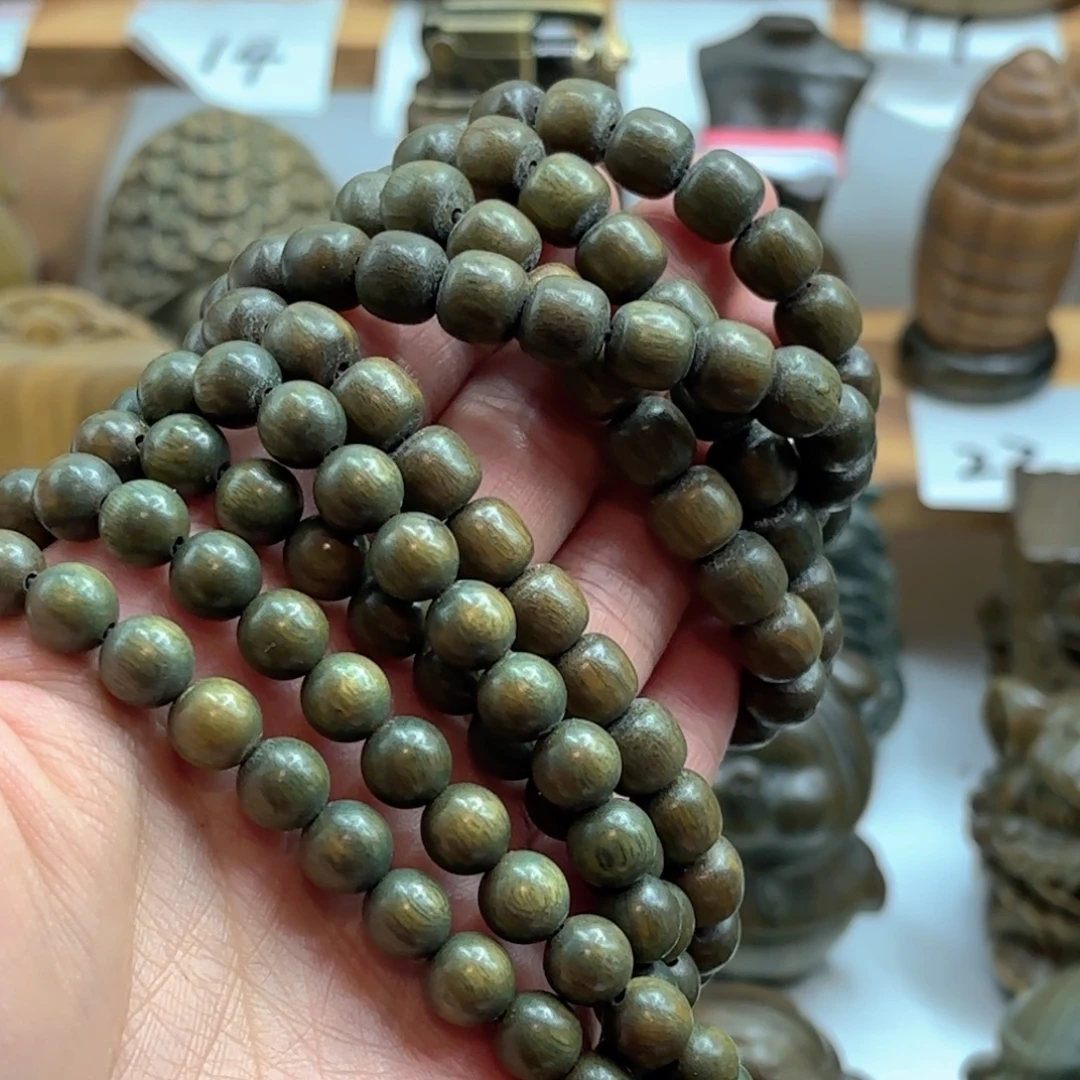 ꒰***୭木绿檀木108颗手串