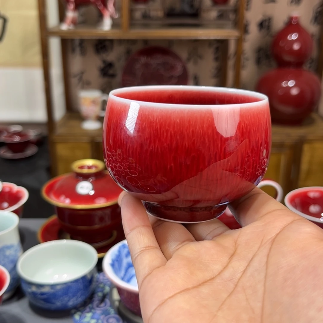 景德镇陶瓷浅行窑大罗汉杯