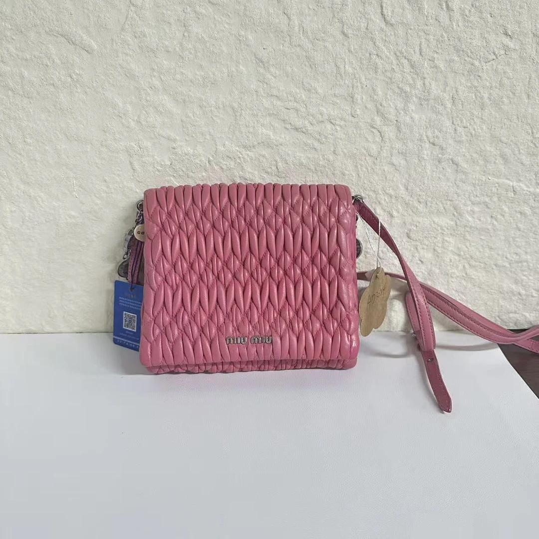 95新 MIU MIU/缪缪 缪缪时尚斜挎包手提包HD 3024