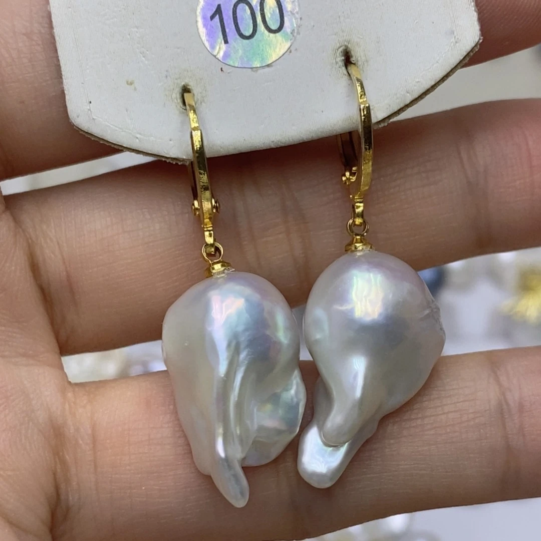 未镶嵌淡水珍珠耳饰