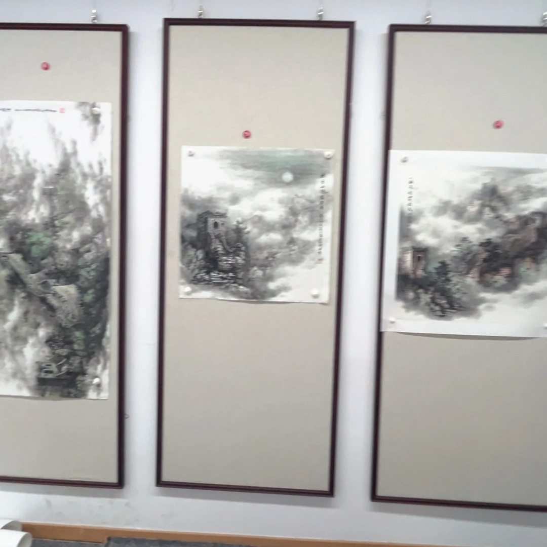 桃***儿国画绘画作品多次