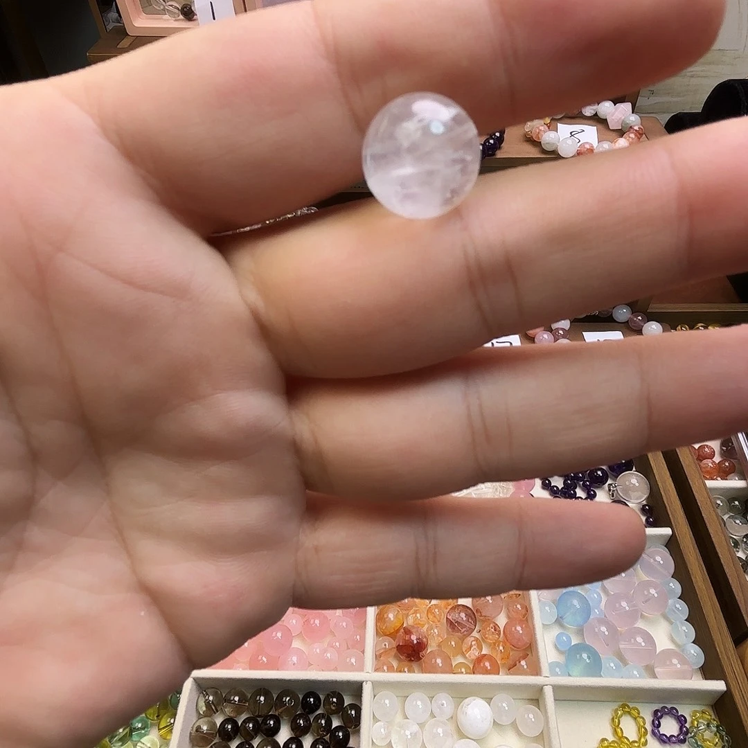 珠宝半成品水晶未镶嵌天然白水晶