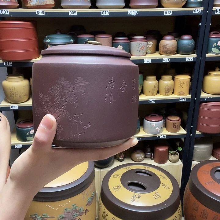 紫砂茶叶罐紫砂茶叶罐