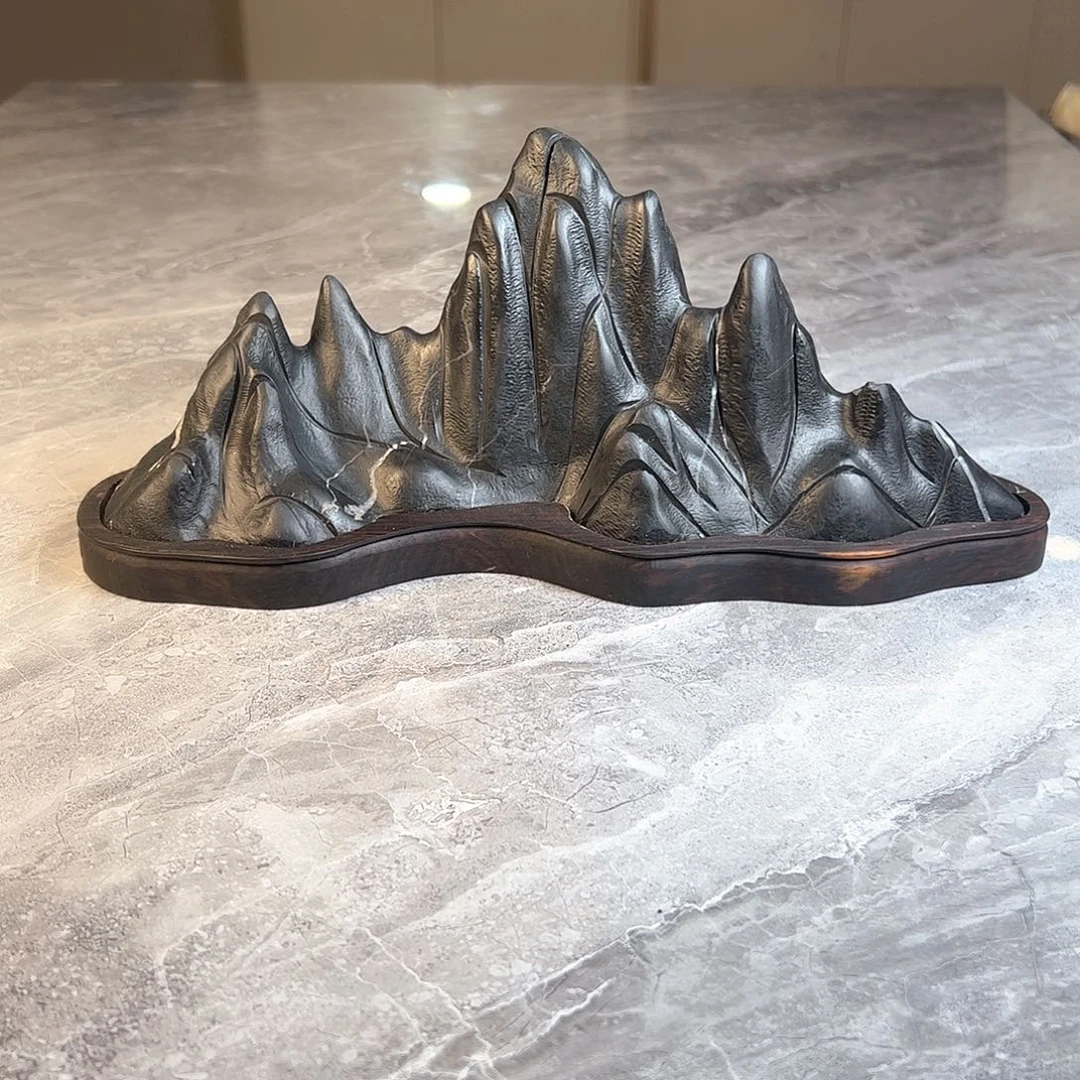 泰***山灵璧奇石观赏石摆件