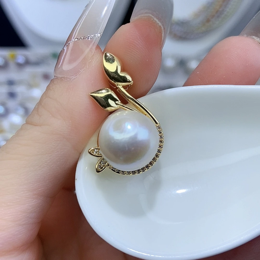 颈饰合金淡水珍珠