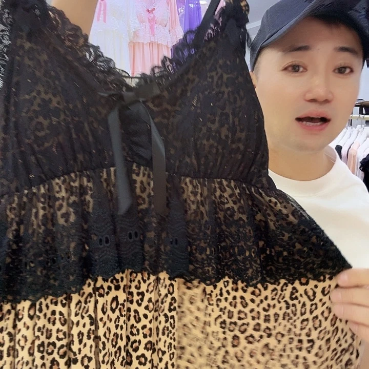 聚酯纤维宫廷风睡裙