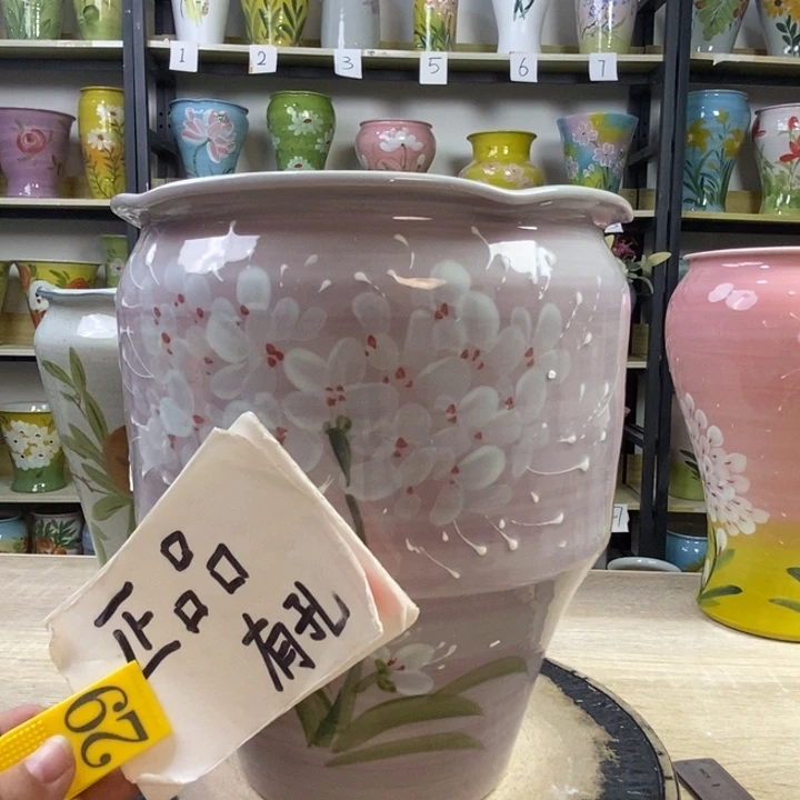 景德镇高温陶瓷花盆