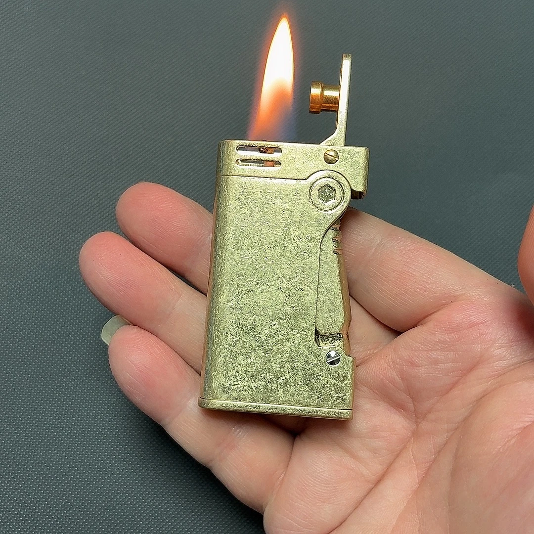 老式复古按压打火机自动点火打火机创意煤油打火机正品经典煤油机