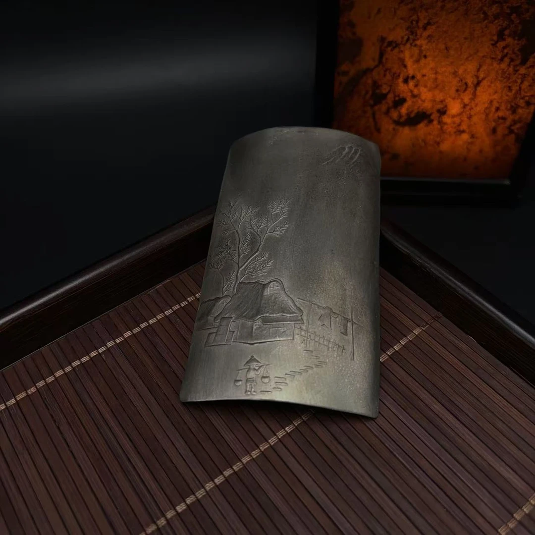 【半闲】 | 日本纯手工老锡茶则