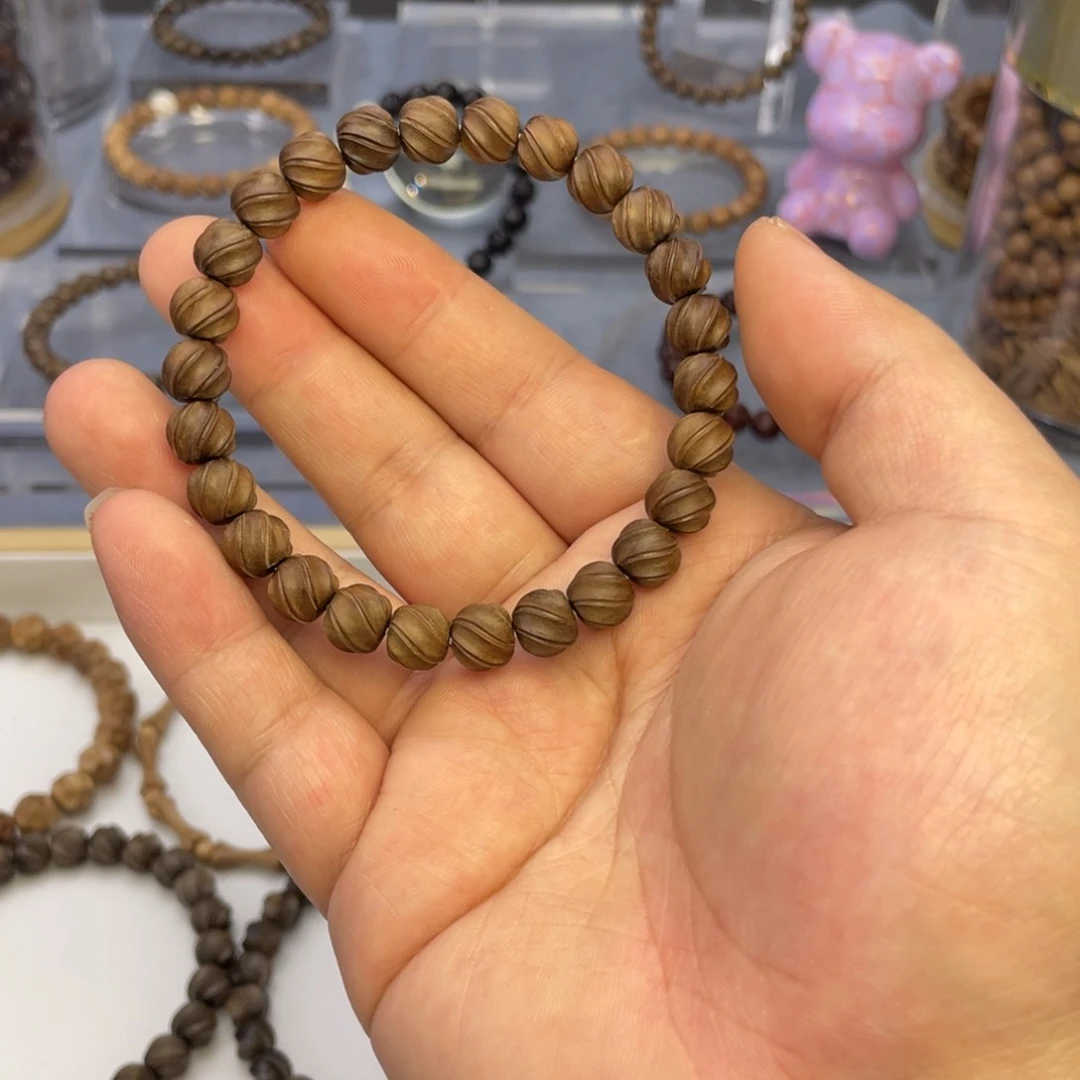 檀香木手串/手链想*你老山黑肉焦糖