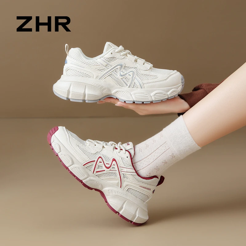 ZHR网面透气时尚老爹鞋女新款潮鞋运动百搭休闲出游百搭鞋子G792