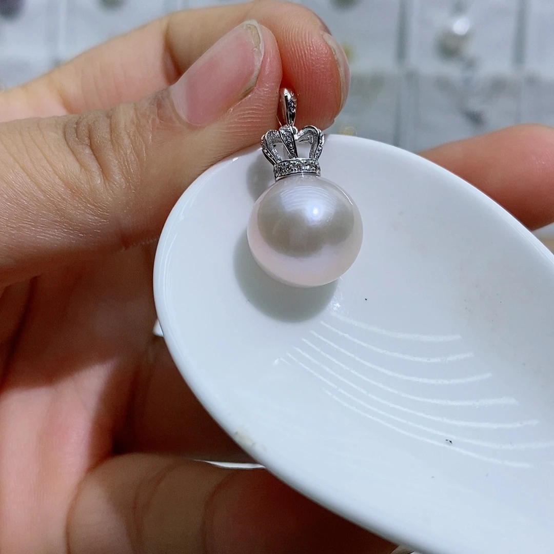 吊坠(赠链)银S925镶嵌淡水珍珠