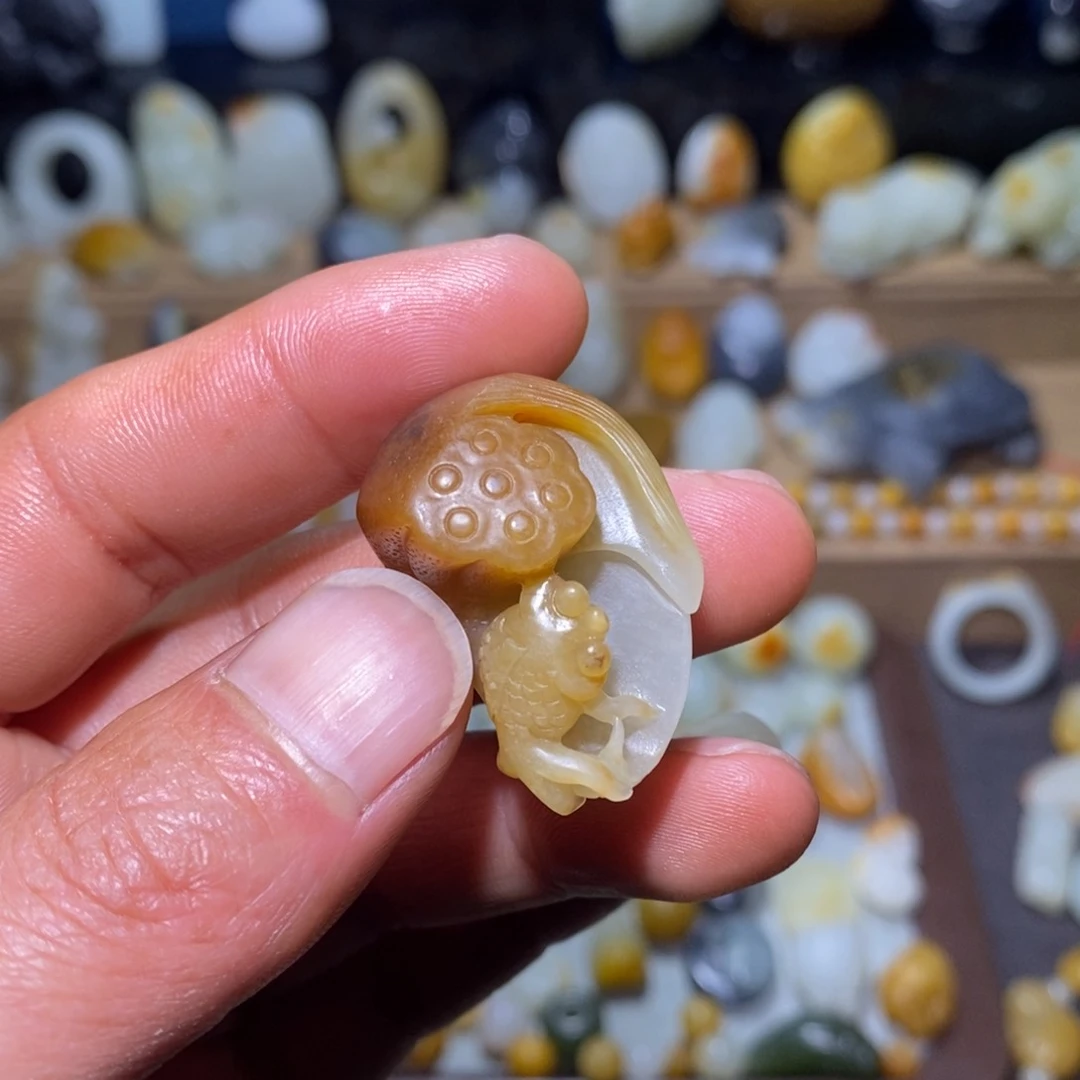 和田玉吊坠(不含链)未镶嵌