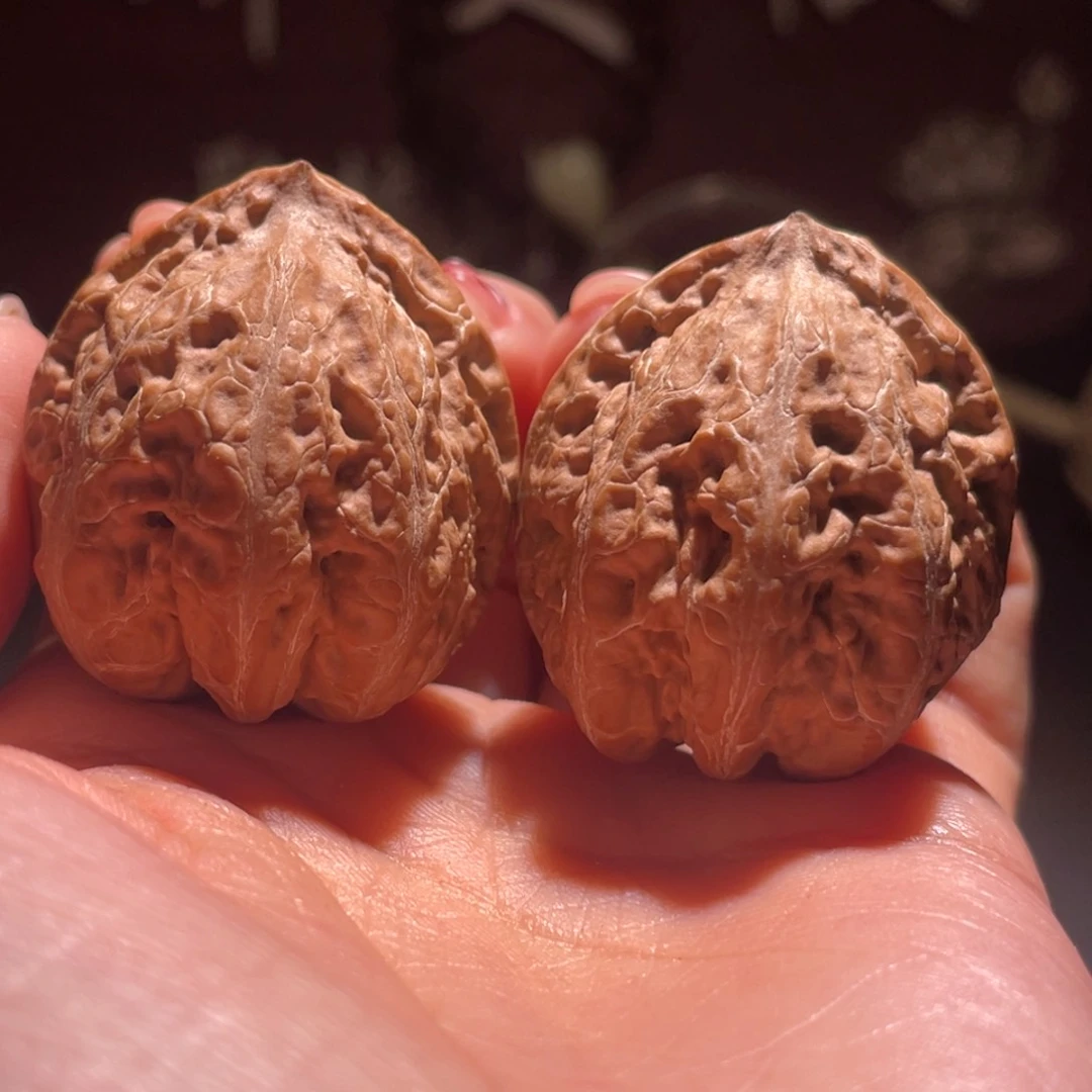 文玩核桃吊坠猫*鹰方底包子15