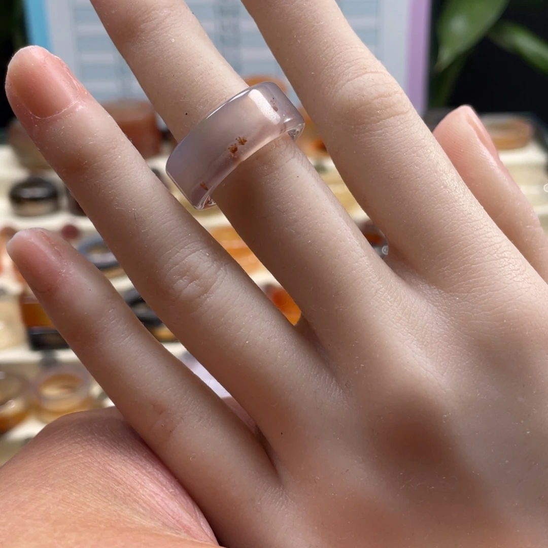 玛瑙/玉髓未镶嵌戒指Z17港14