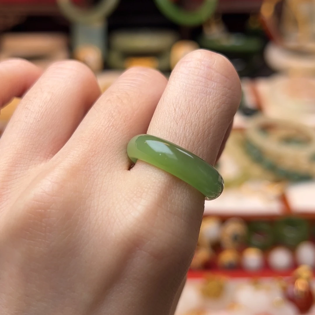 和田玉戒指未镶嵌17